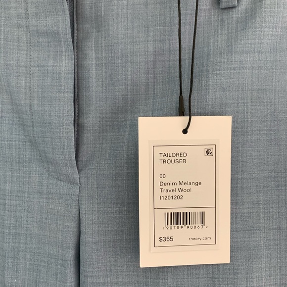 Theory Denim Melange Travel Wool - Picture 2 of 2